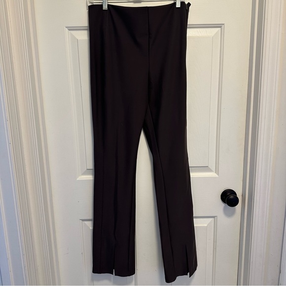 Athleta Move Easy Split Hem Truffle Brown Pants Size 8 NWOT - Picture 3 of 8